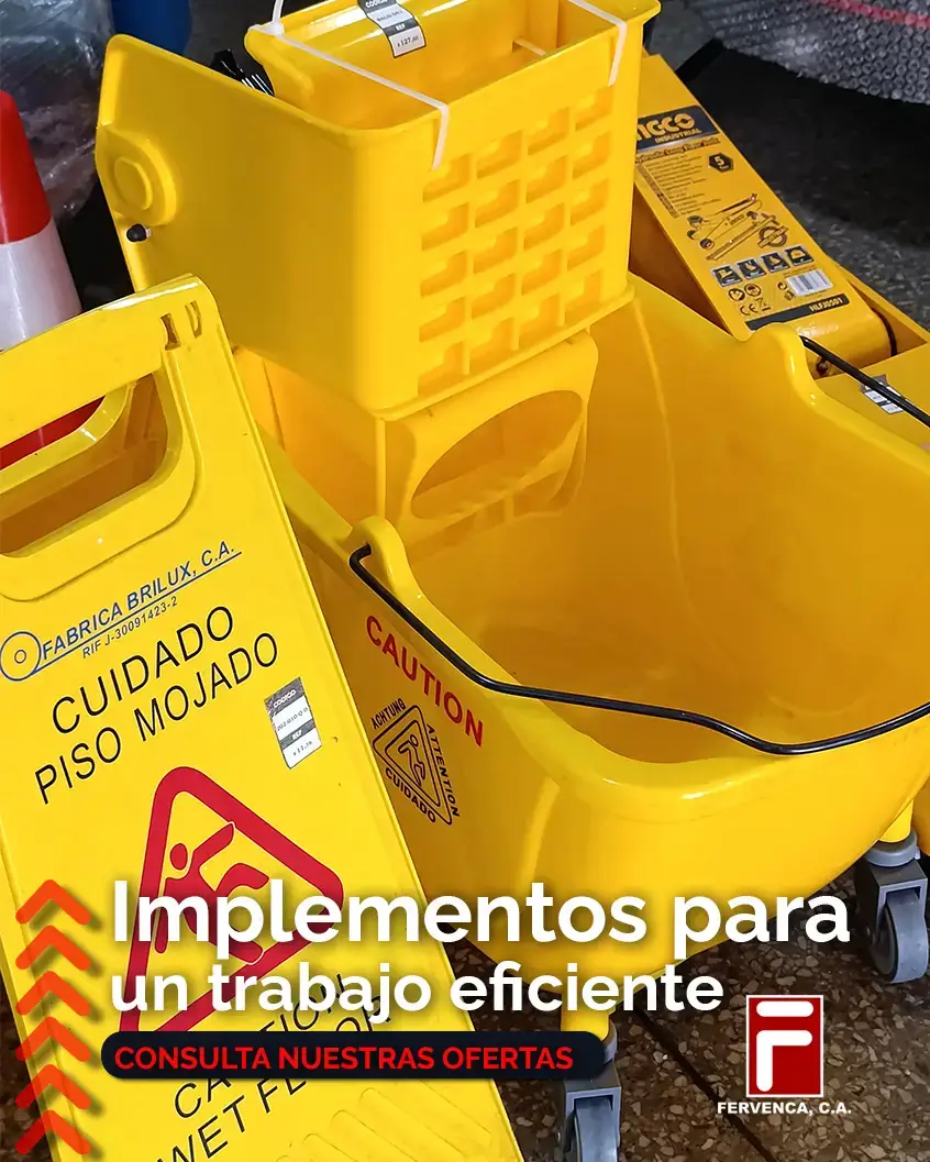 Implementos para un trabajo eficiente... todo lo encuentras en Fervenca